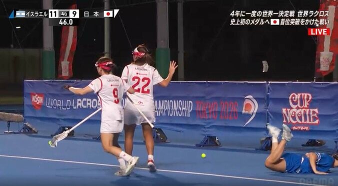 世界ラクロス女子、日本代表に残り46秒で微妙な判定「ファウルじゃないような」惜敗に涙…準々決勝で雪辱誓う 4枚目