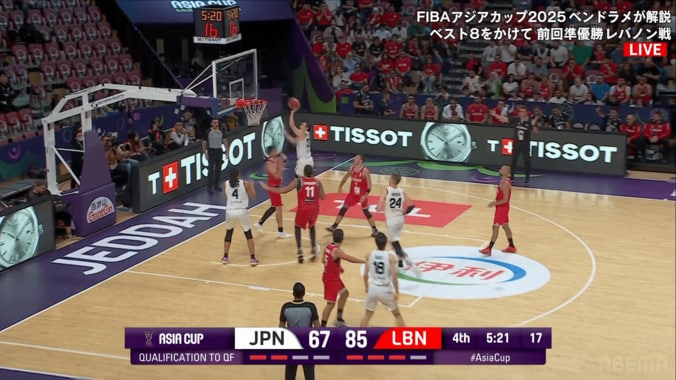 日本代表エースが“イージーショット”でまさかのミス…富永啓生は超密着マーク苦戦で猛省「申し訳なかった」ファンも落胆「嘘だろ…」「リズムを掴めず」 2枚目