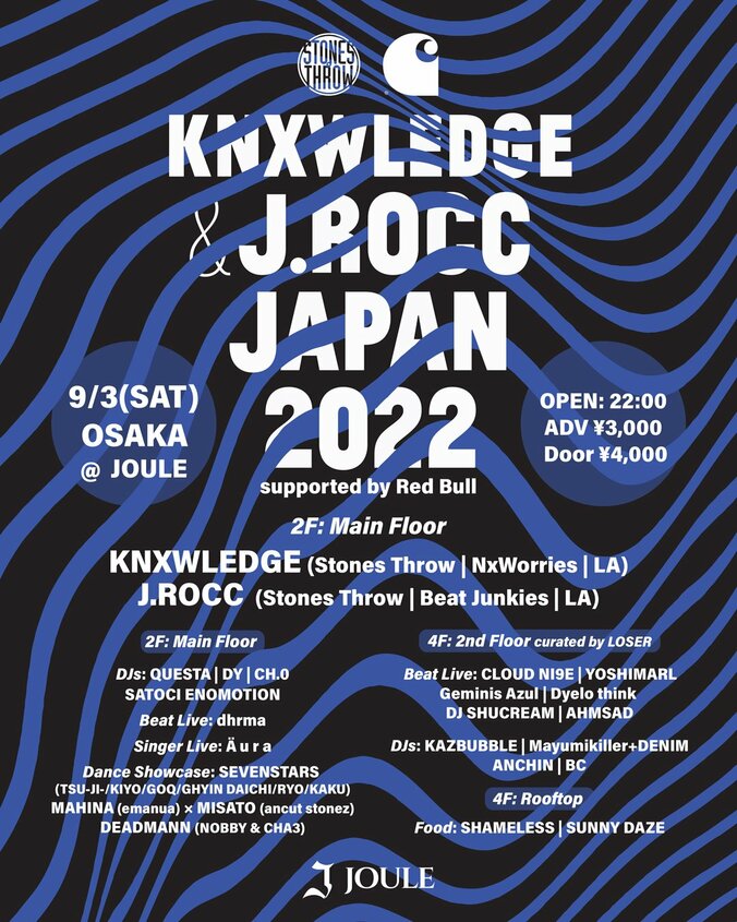 Knxwledge&J.Rocc 来日公演が決定！！