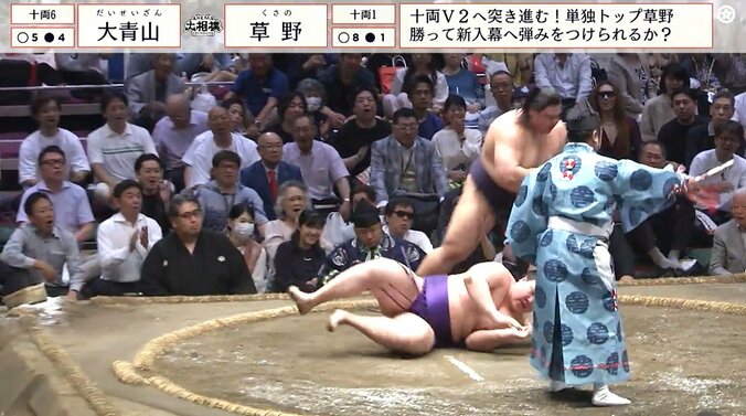 草野の豪快白星に興奮気味のDie