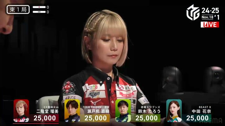 美しさが衰え知らず！人気女流雀士・二階堂瑠美、貴族感すら漂う金髪サラサラヘアにうっとり「お人形さんみたい」「はいかわいい」／麻雀・Mリーグ