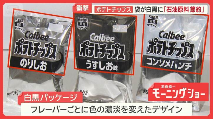 ポテトチップス袋　白黒の衝撃　食品・医療・住宅…広がる“ナフサショック”