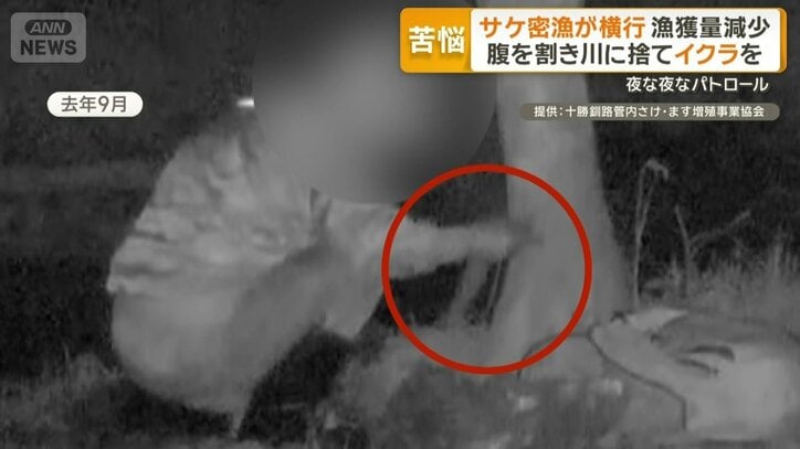 不審な人影