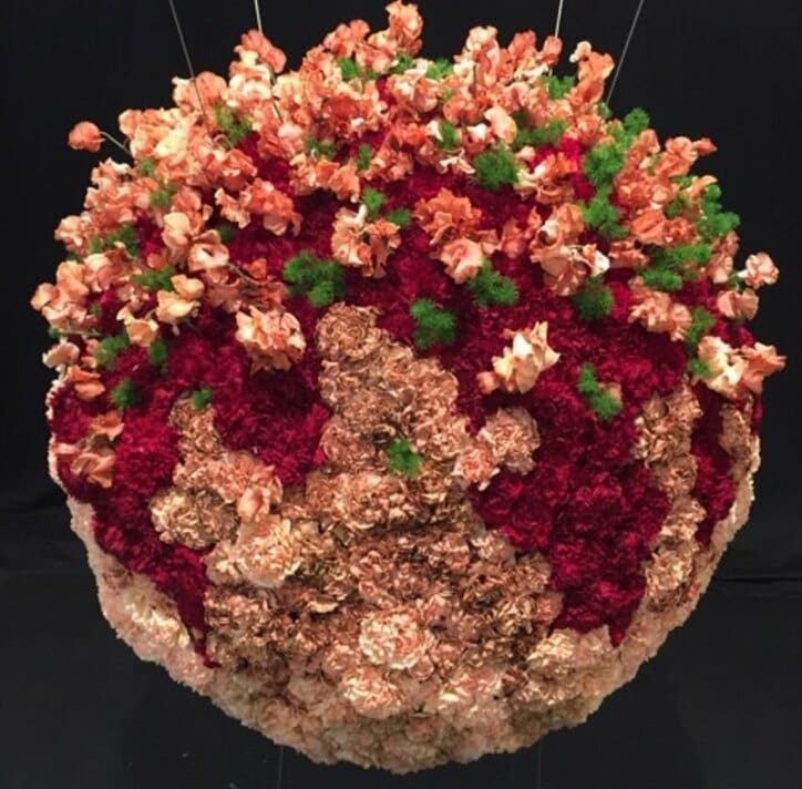 假屋崎省吾 人生初 生け花で巨大たこ焼き制作 話題 Abema Times