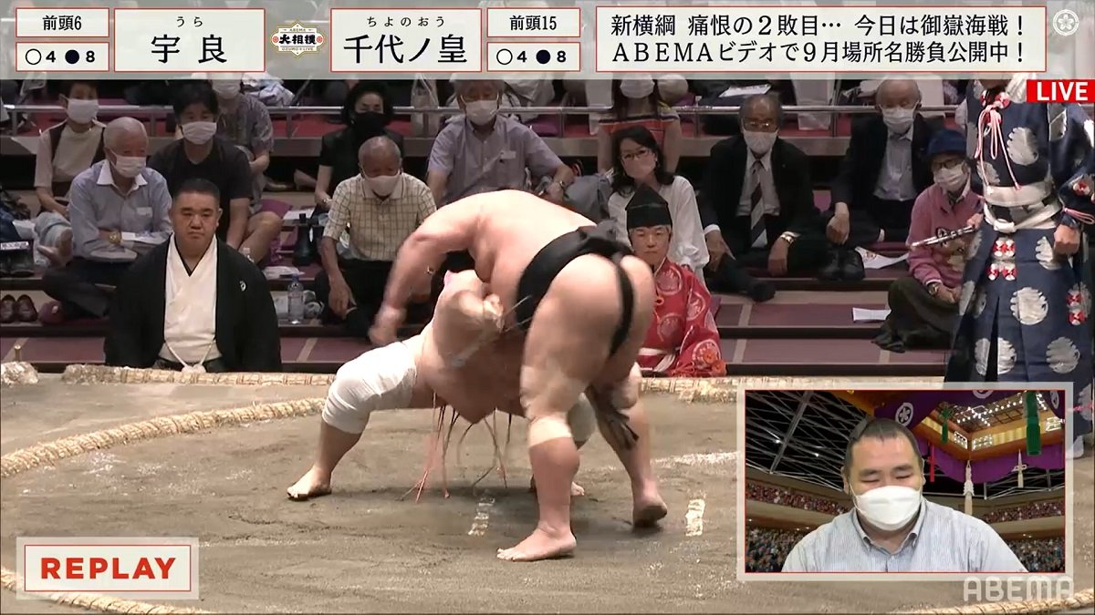 鶴竜親方「変なことをしなければ…」言った直後に宇良が解説泣かせの