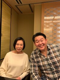 花田虎上『母と』