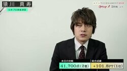 猿川真寿2戦目2着、連対決めトータル首位「トップ通過を目指して」／麻雀・RTDトーナメント2019　グループA