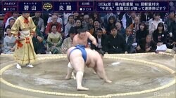 体重101kg差も関係なし！ 幕内最軽量の炎鵬、幕内最重量の碧山を破り4連勝