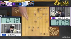 “裸の王様”が驚きの大脱走 広瀬章人八段、驚異のしのぎ術に仲間も「心臓が止まる」「見切りがすごい」／将棋・ABEMAトーナメント