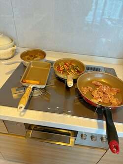  小倉優子、長男のリクエストで作った弁当「コンロがフル回転です笑」 