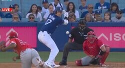 大谷翔平、5か月ぶり“本拠地凱旋”で大歓声…帰国後初戦は1打数無安打1四球で途中交代 古巣エンゼルス選手と談笑の場面も