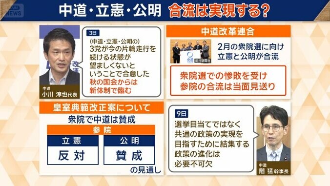 小川代表「秋の国会からは新体制で」