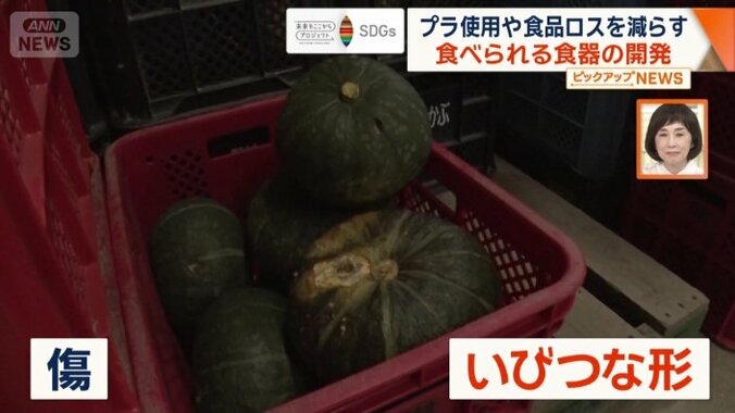市場に出荷できない野菜