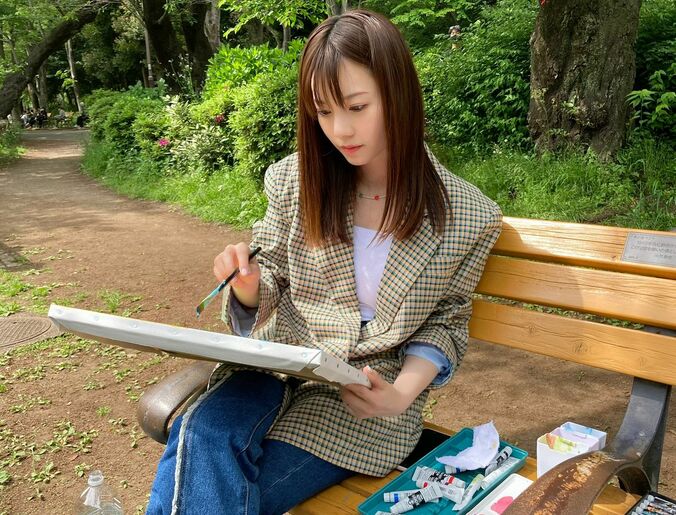 島崎遥香の独創的な絵に千鳥ノブ驚愕「これなに？！」夫・佐野岳の絵をぱるる大絶賛「天才なんだけど」『私たち結婚しました3』第2話 1枚目