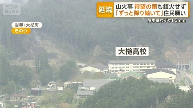 消防によって延焼が食い止められた