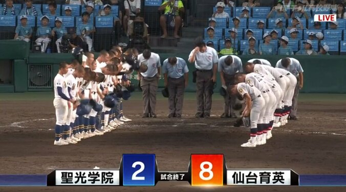 前年覇者・仙台育英が堂々3回戦進出 前年夏準決勝と同カードの聖光学院を破る 1枚目