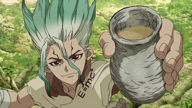 アニメ「Ｄｒ．ＳＴＯＮＥ」第2話あらすじ＆先行カット解禁！　霊長類最強の高校生、獅子王司が復活 5枚目