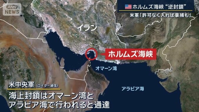 海上封鎖の範囲