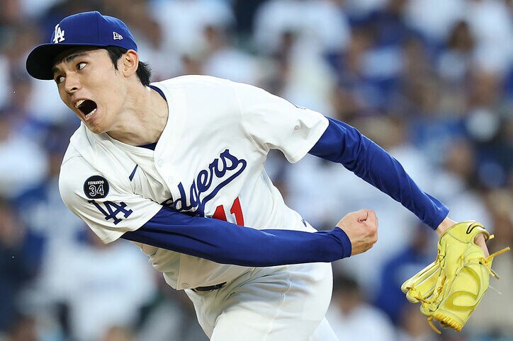 【写真・画像】なんで…！？ 佐々木朗希の魔球で“異変”「ヤバいな」「えげつない」相手打者の様子がおかしくなる「これは大魔神」　1枚目