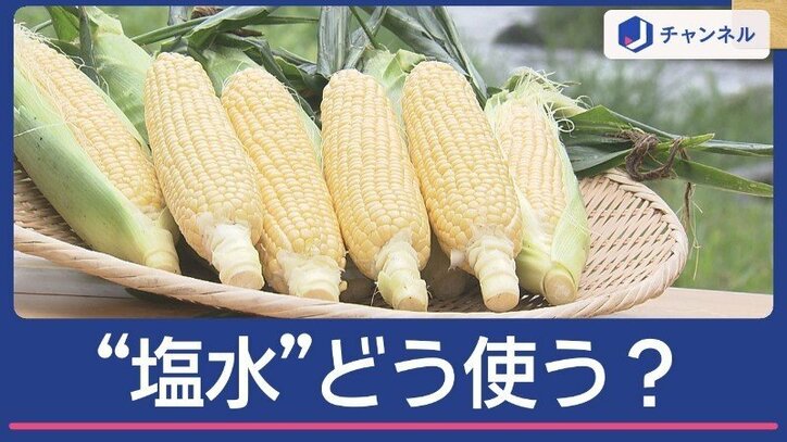 とうもろこし“茹でない焼かない”美味しい調理法　コツは「塩水」どう使う？