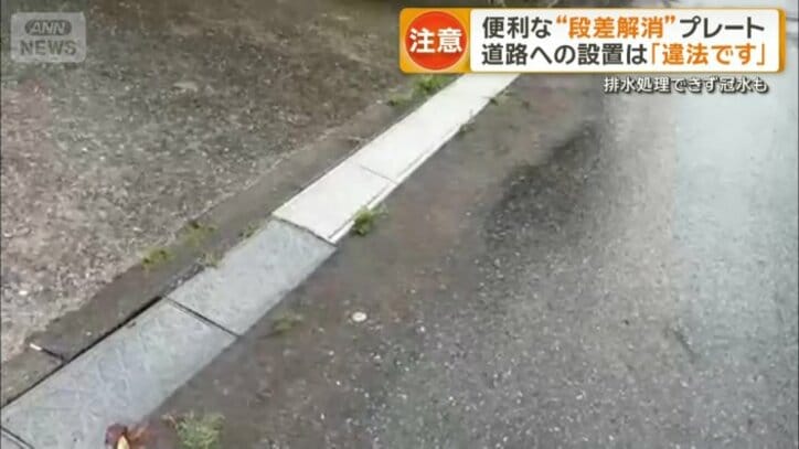 雨水の流れを止め道路冠水につながる恐れも