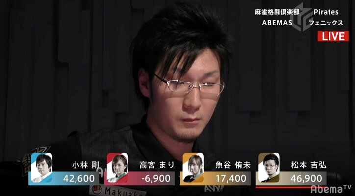 松本吉弘「中盤の天王山」に志願のフル出場で魂のトップ／麻雀・大和証券Mリーグ