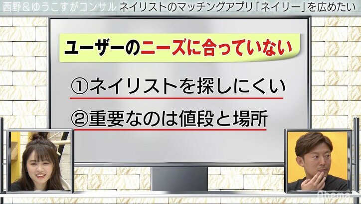 「クオリティは均一化されてる」ゆうこす＆キンコン西野が「人検索」を提唱！　ネイルアプリをガチコンサル