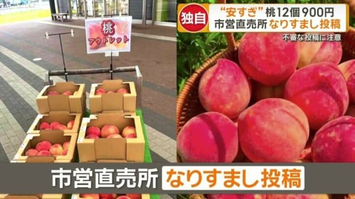 市営直売所なりすまし投稿