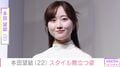 “1年前に10kg減報告”本田望結（22）、スタイル際立つ最新ショットに反響「痩せた？」「ミトちゃんに似てきた」