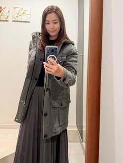 細川直美、夫・葛山信吾のコートを借りたコーディネートを披露「これからも時々、借りちゃお」