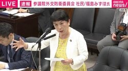 社民・福島みずほ党首「7分半」の徹底追及 スパイ防止法を「大問題の憲法違反の法律」 自席からクレームを飛ばす場面も