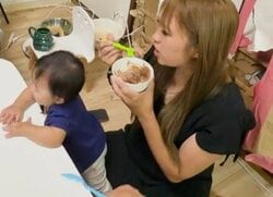 9児を育てる美人シンママ（37）発案の“手作り誕生日パフェ”に「楽しそう！」「真似したい！」の声