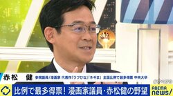 赤松健氏「派閥にも入らず、支持母体も持たない。献金も受けない。そこまでしなければ“表現の自由”は守れない」…規制には“エビデンスが必要”と持論も