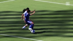 「これは振られる！」なでしこジョーカーの“深すぎる切り返し”にレジェンドDFも感嘆！千葉玲海菜が極上テクで突破した瞬間【女子アジアカップ】