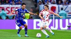 W杯を戦った日本代表MF守田英正、上半身を脱ぐとすごい