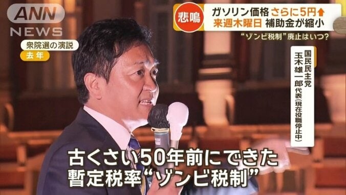 国民民主党　玉木雄一郎代表（現在役職停止中）