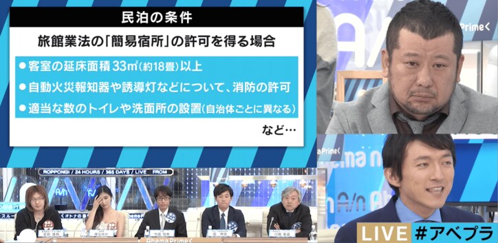 トラブルが多発する「民泊」サービス　賛成・反対に分かれて徹底討論