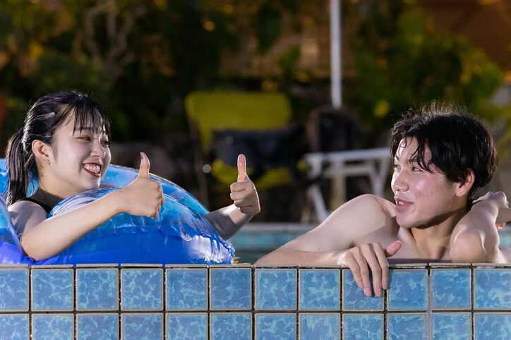 『にぶんのいち夫婦』にも出演！美人女優・もか、イケメン男子にプールで積極アピール『今日好き』向日葵編第2話