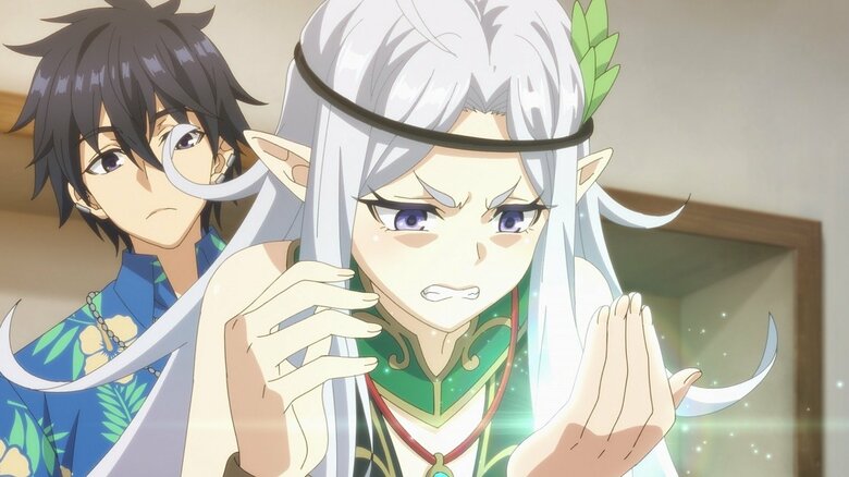 Tsundere Silver-Haired Spirit Person Demands "Take Responsibility!"... Protagonist in Big Trouble on the Bed in Episode 22 of "Let This Grieving Soul Retire!"