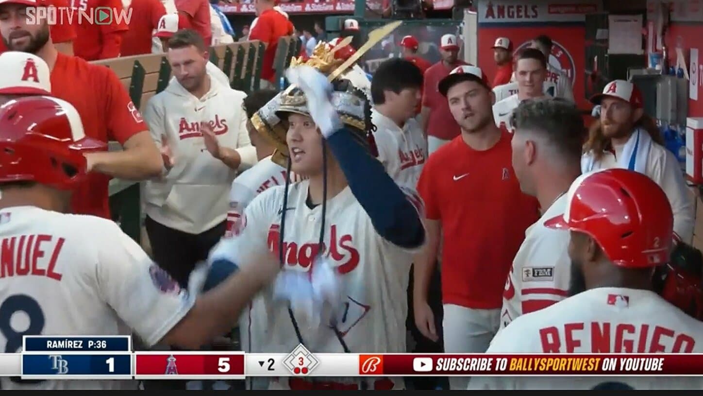 大谷翔平 グランドスラム ライブ】勝って]大谷グランドスラム シャニュ