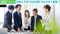 【映像】20代 約2割が「叱られたい」!? 若手社員の“不安”