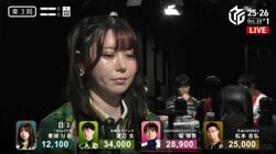 美女雀士の目元がさりげなくおしゃれ キラリ光るチームカラーに視聴者注目「緑キラキラかわいい！」／麻雀・Mリーグ