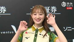 中田花奈、序盤の跳満からリード守り悲願の初トップ獲得！低迷続くチームに価値ある1勝「地上に浮上して頑張りたい」／麻雀・Mリーグ