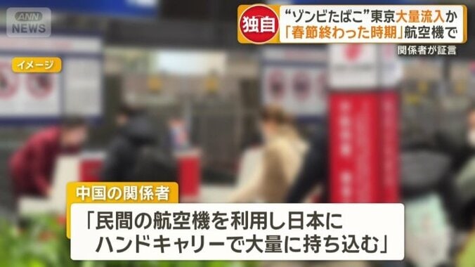 「日本にハンドキャリーで大量に持ち込む」