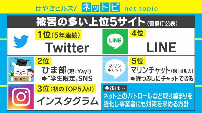 子どものSNS被害が過去最多 被害防止には「事業者の対応強化」と「大人がSNSのリスクを教えることが必要」の声 2枚目