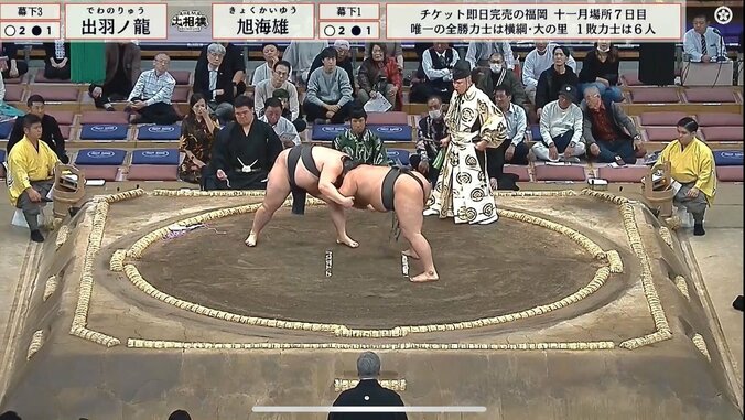 まわしが緩みに緩んだ「衝撃の光景」