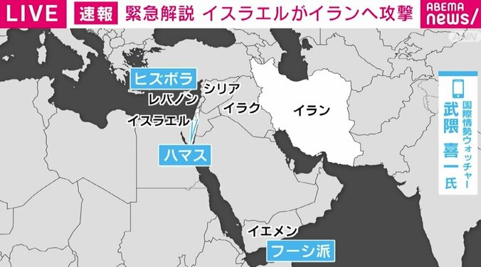 イスラエル、イランの周辺