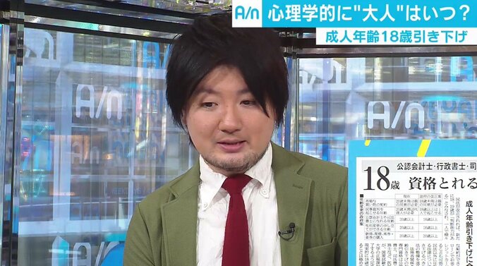 成人年齢18歳は妥当なのか？ 心理面では“発達途上”、18～20歳は「モラトリアム期間」 2枚目