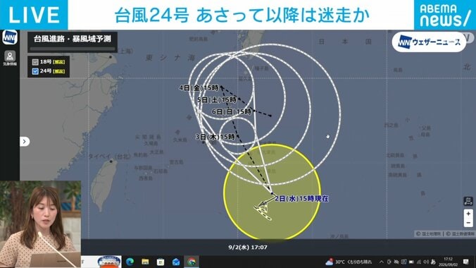 今後の台風の進路