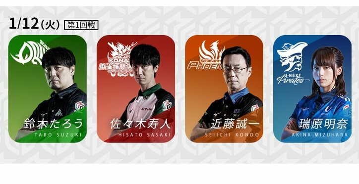 新年初の“夢舞台”なるか？近藤誠一、2021年初登場 チームの窮地救う千両役者へ／麻雀・Mリーグ